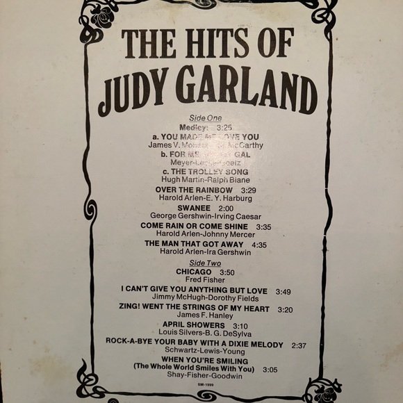 JUDY GARLAND The Hits Of Judy Garland Vintage Album - Picture 5 of 8